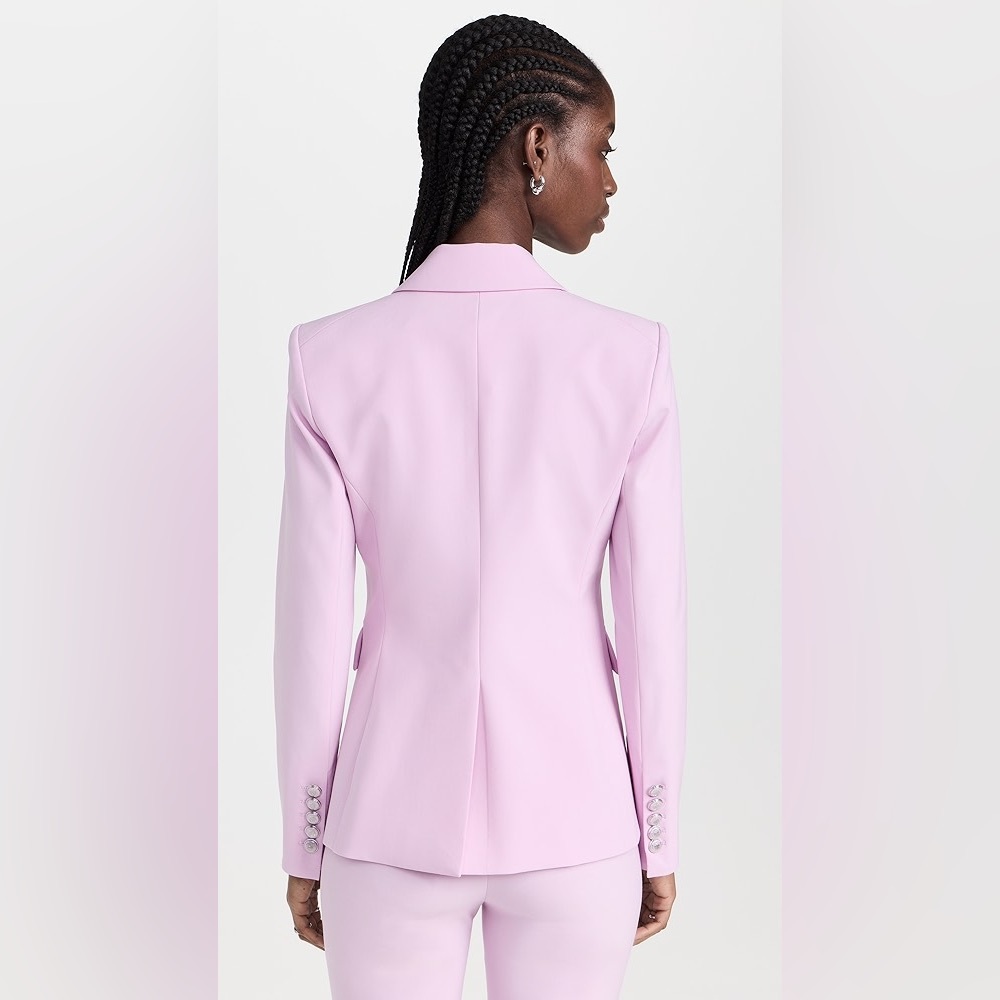 Veronica Beard purple Miller Dickey blazer in pale orchid - Picture 4 of 14
